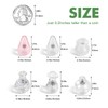 GOOZADA 6 Pack Mini Vase Glass Magnets, Cute Magnetic Fridge