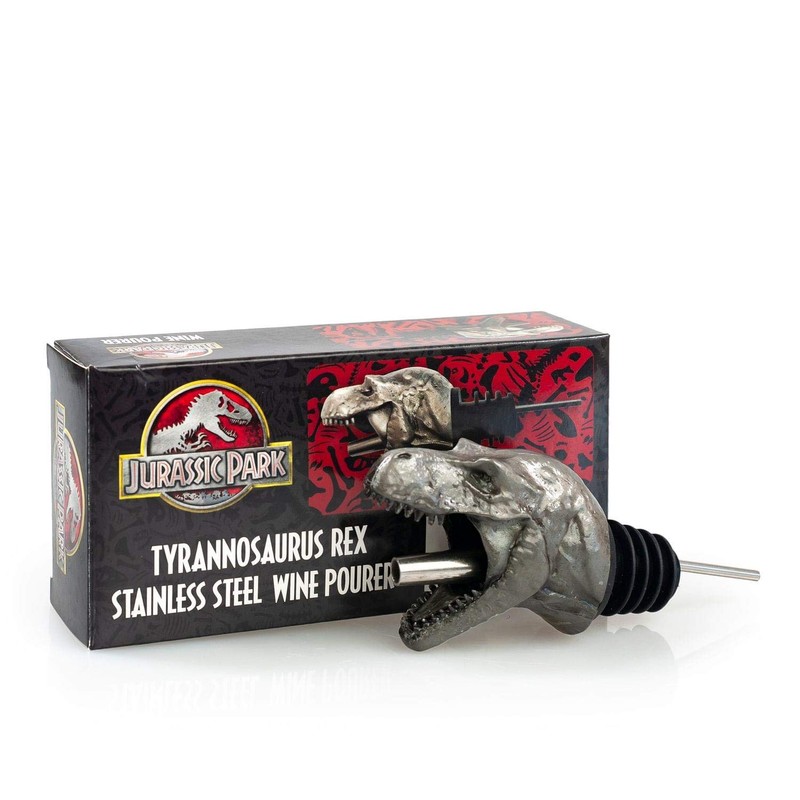 Jurassic Park T-rex Wine Pourer - Stainless Steel Pour Spout