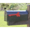 Decorative Metal Squirrel Mailbox Replacement Flag, Flag Mounting Hardware NOT