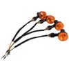 Intermitentes para Motos, 4pcs 12V Universales de Direccionales para Motos