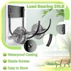 AJART Hose Holder Wall-Mount Outside: Heavy Duty Metal Outdoor Storage