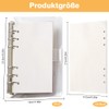 A5 Refill Paper, 3 Pack A5 Paper Dotted 6 Holes