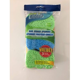 Scrub Buddies 3 Count Green Dual Sided Dish Washing Sponges