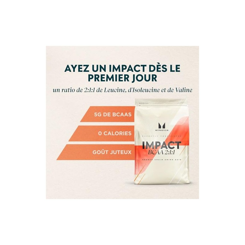 Essential BCAA 2:1:1 Powder, Peach Mango | Essential bcaa 2: