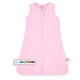 Freelooper Baby Sleep Sack Wearable Blanket, Viscose Made From Bamboo, 0.5 TOG, 12-18 Months, Large, Pink