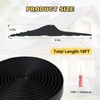 DGSL Universal Garage Threshold Seal Strip with Sealants/Adhesive, 10FT Waterproof