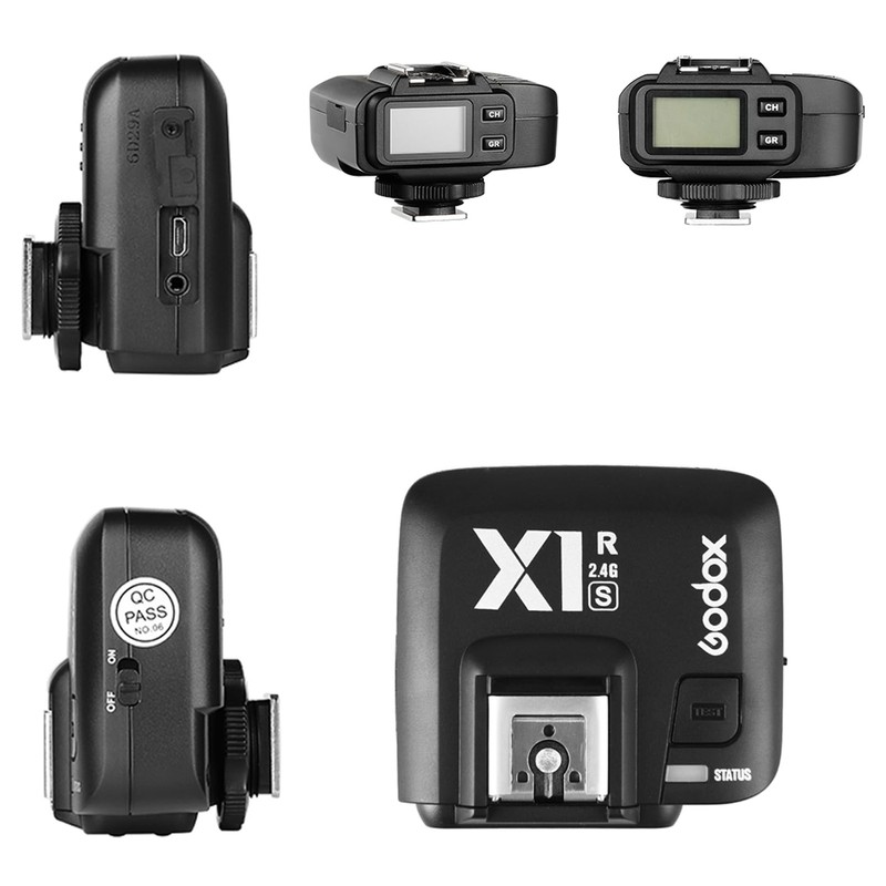 Godox X1R-S TTL 2.4G 1/8000s HSS Wireless Receiver Flash Remote