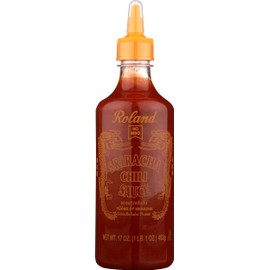 Roland Sriracha Chili Sauce, No MSG, Kosher, 17 Ounce (Pack of 12)