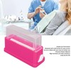 Dental Applicator Stick Dispenser, Large Capacity Refillable Convenient Transparent Plastic