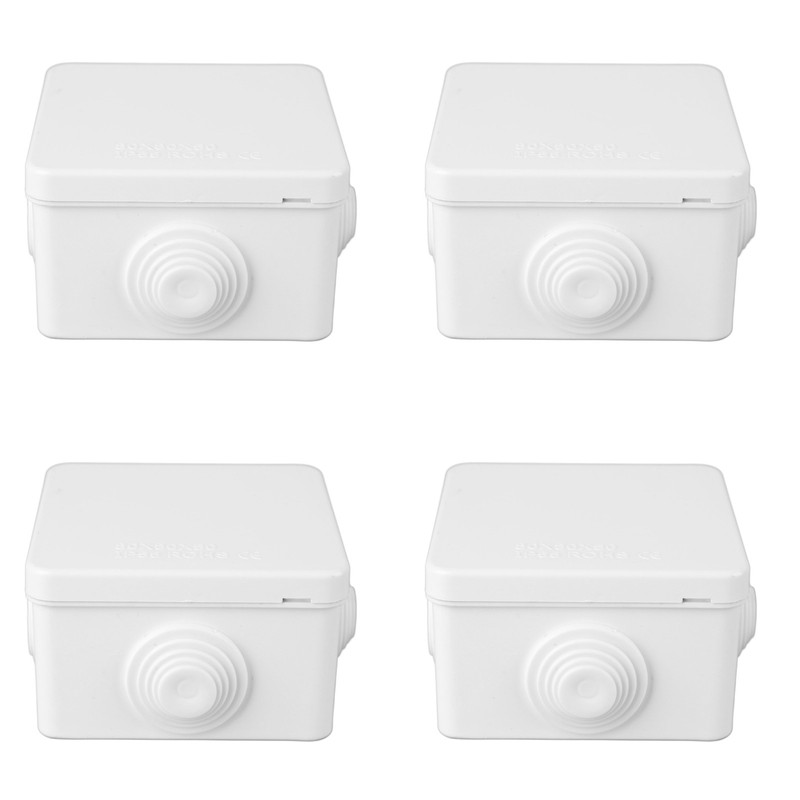 12 Pcs Cable Junction Box Waterproof Power Distribution Instrument Cable
