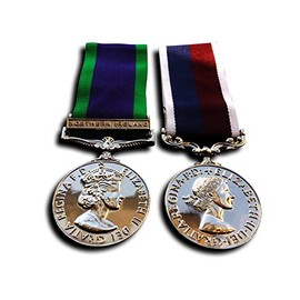 Goldbrothers13 Military Medals The General Service Medal Northern Ireland Medal & RAF LS GCM WW2 Repro