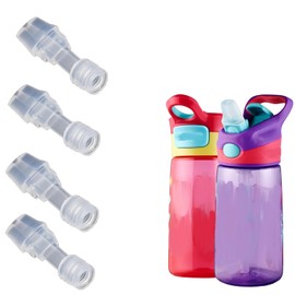 Peixiong 4 Pack Water Bottle Bite Valve Replacement for Contigo Water Bottle Bite Valve, Multi-Pack Bite Valve Replacement for Contigo Bite Valve, Water Bottle Kids Bite Valve for Contigo Bite Valve