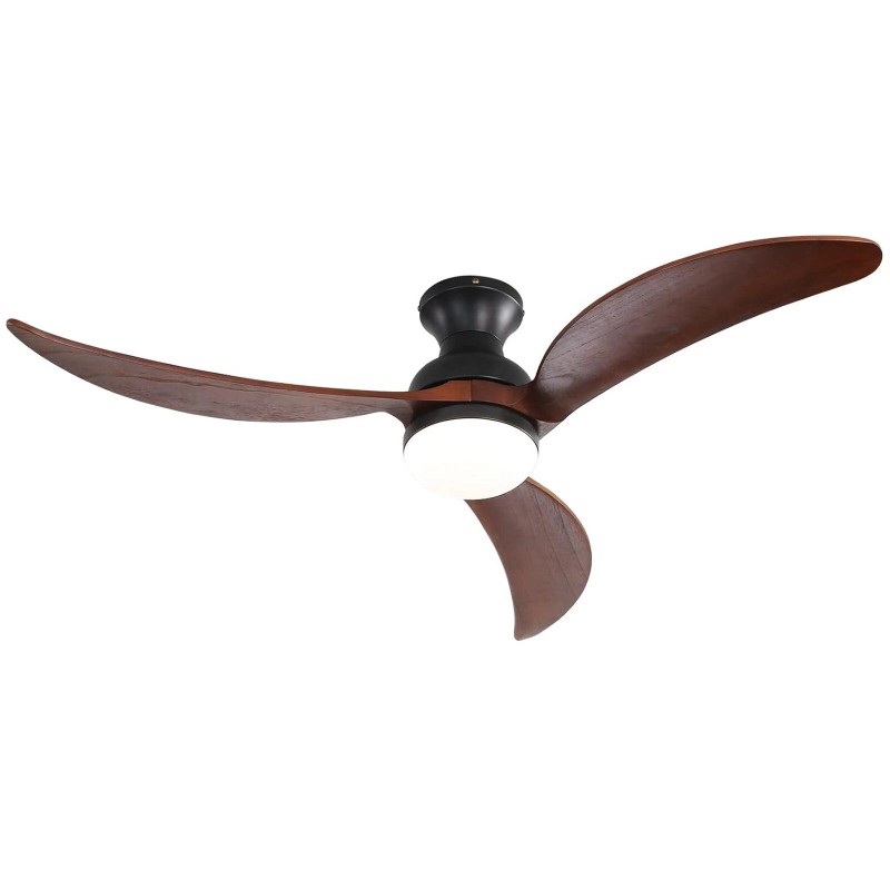 Sofucor Smart Solid Wood Ceiling Fan Phone/Voice/Re