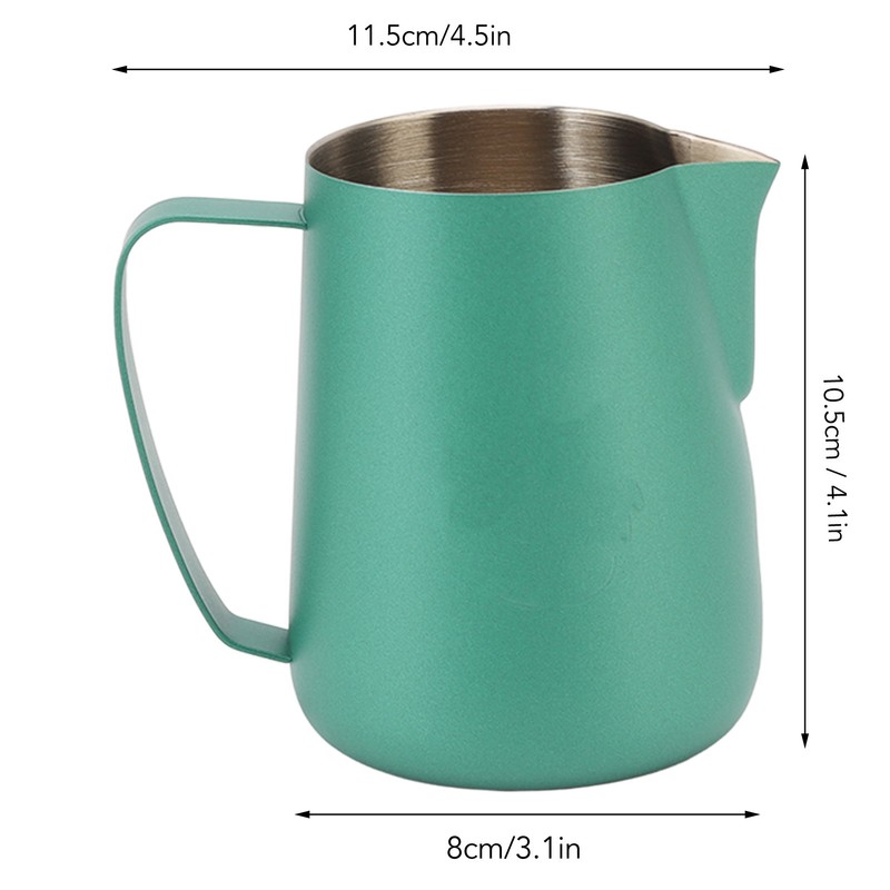 420ml/14oz Stainless Steel Coffee Frother Cup Multipurpose Coffee Milk Frothing