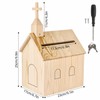Dmnnlp Offering Boxes for Church, Cross Prayer Request Box with