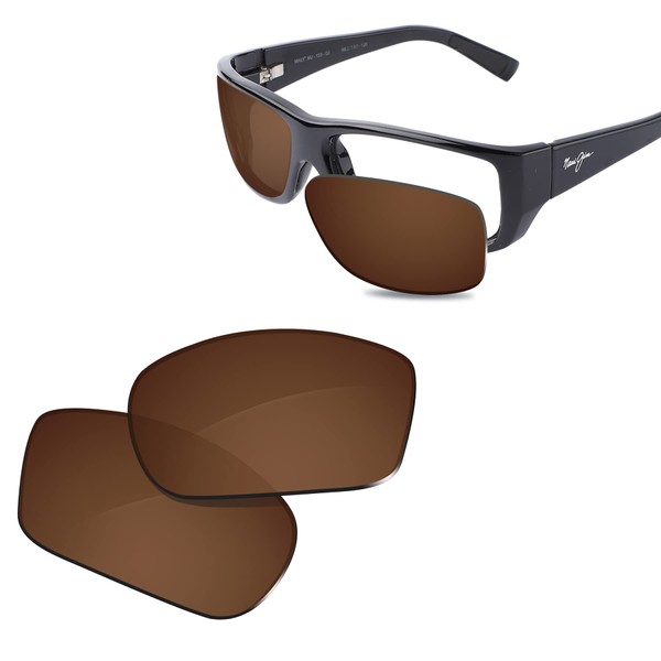 Glintbay 100% Precise-Fit Replacement Sunglass Lens for Maui Jim Wassup