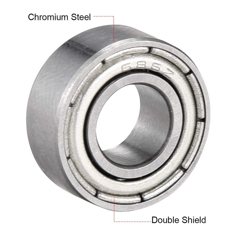 sourcing map 686ZZ Ball Bearing 6mm x 13mm x 5mm