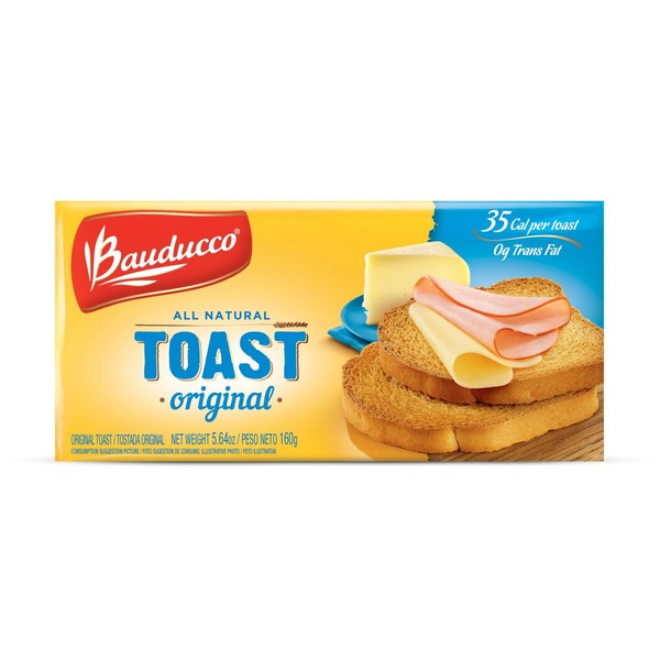 Bauducco Toast, Original, 5.64 Ounce (Pack of 16) - Packaging