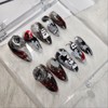 [Handmade nail tips] boo!- Lipstick / [수제네일팁] boo! - 립스틱