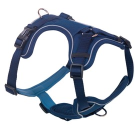 Nobby Comfort Harness Mailo Blue S-M: Chest: 30-45 cm, Belly: 50-62 cm, W: 20 mm, Pack of 1