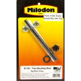 Milodon Milodon 81152 1/2" 170,000 PSI Tinsile Strength 8740 Chrome Moly Windage Tray Stud for Big Block Chevy