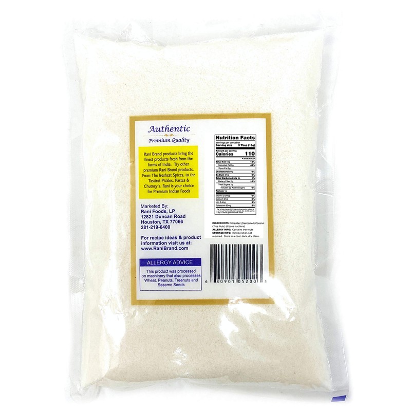 Rani Coconut Fine Powder (Desiccated, Macaroon Cut) 7oz (200g) Raw