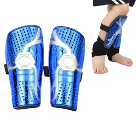 Shin Guards Soccer Kids, Shin Guards for Kids Adjustable Soccer Shin Pads, Lightweight, Shock Absorbent, PE Material, Breathable, Perfect for Football, Hockey, and More, 8-12 Years Old