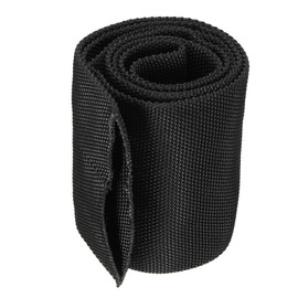 PATIKIL 4: ID 3.3 ft Nylon Protective Hose, Cable Cover Protective Cover for Welding Tig Hose Hydraulic Hose, Black