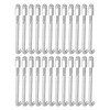 24PCS Banjo Bracket Hook Silver Metal Wear Resistant Banjo Hooks