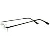 Aloha Eyewear Simplicity Slim, Semi-Rimless Reading Glasses for Men and