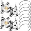 Yaocom 4 Pcs 3/8" Manual Mixing Valve Hot Cold Water