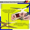 WEDO 2-Piece Brass Pliers Set - 8" Bent & 45-Degree