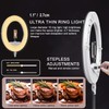 18 Inch Ring Light Kit, 55W Dimmable LED Light, Tripod