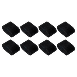 uxcell 8 Pcs Watch Display Pillow, 2.8x1.7x1.2 Inch Flannelette Bracelet Pillows, Display Storage Cushion for Watch Bangle Jewelry, Black