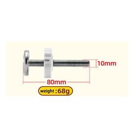 6 Pack of M10 Spindle Screw Bolts, Safety Baby Gate Wall Protector Stair Gate Extension Wall Saver for Baby, Pet, Stair, Door, Wall Surface Safety