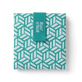 ROLL'EAT ® Boc'n'Roll Tiles | Reusable Sandwich Bag | Sandwich Container | Eco Friendly Food Bag | Reusable and Washable Sandwich Wrap | Green Color