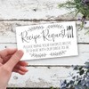 50 Bridal Shower Recipe Request Cards - Laurel and Utensil