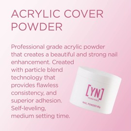 Young Nails Acrylic Powders, Cover - Created for a flawless consistency and superior adhesion - Cover Powder Begins to set in 75 seconds - Peach, 85 Gram