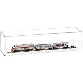 Better Display Cases Model Train Clear Acrylic Table Top Display Case (D05/A086-CB)