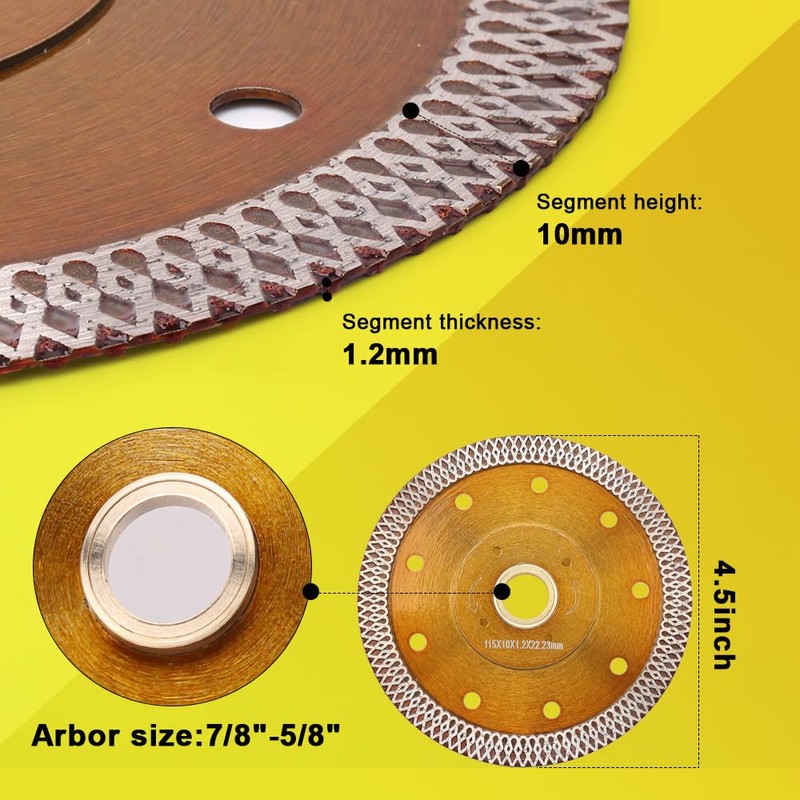 Solidure 115 mm Super Thin Diamond Tile Blade Diamond Cutting