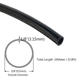 Beduan Pneumatic Nylon Tube 3/8"od SAEJ844 Air Line Nylon Hose Tubing for Air Brake System or Fluid Transfer（32.8ft 10 Meter）