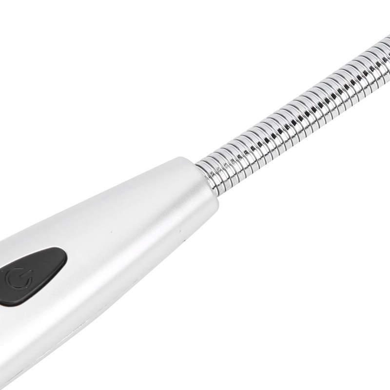 Power Display Pulse Lighter Metal Hose USB Charging Electric Lighter