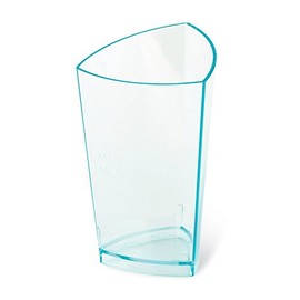 Alcas 2.37-Oz Green-Tinted Mini Mon Amour/Shield Bijoux Dessert Cup 1.89" x 3.03" High - Pack of 60