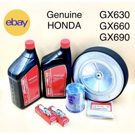Honda Genuine Honda Maintenance Tune Up KIT GX630 GX660 GX690 Air Filter AFZ6L0 Oil