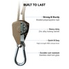 Keovoker 4Pack Retractable Ratchet Tie Down Straps, 13 Ft 1/8”