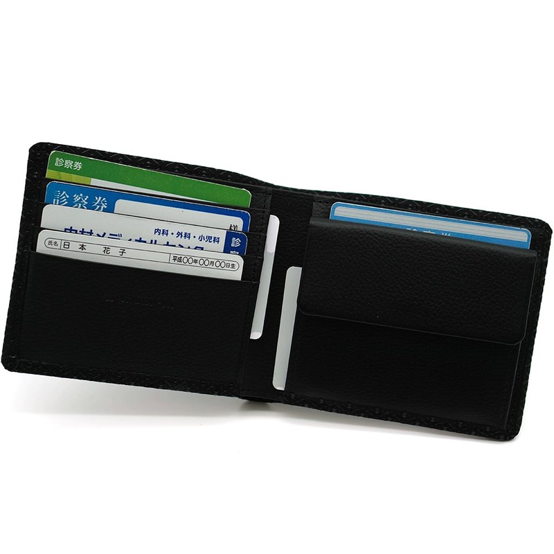 [Inden-ya] Inden Bi-Fold Wallet, Bill Compartment J, Coin Pocket, Deer