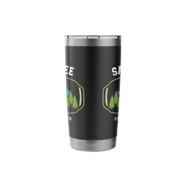 Saas-Fee Ski Goggles Resort Swiss Alps Skiing Switzerland Stainless Steel Insulated Tumbler