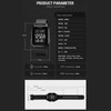 SKMEI 1858 sports watches Countdown double time watch alarm clock