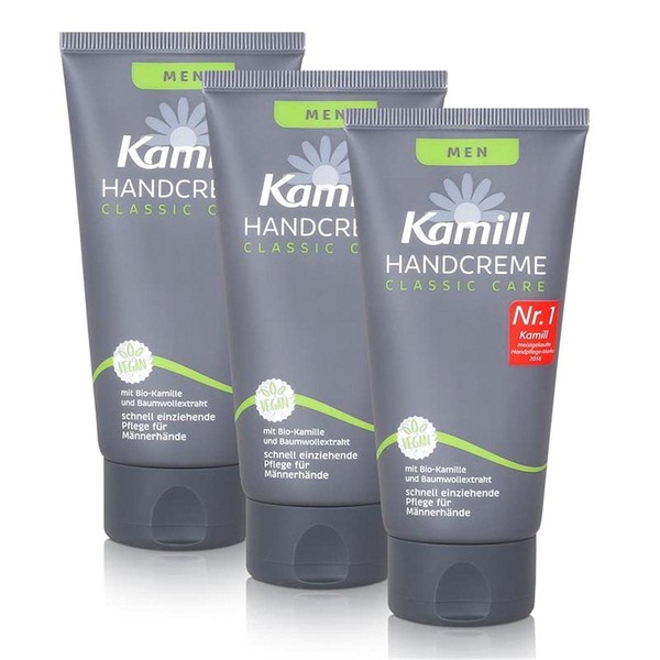Kamill Men Classic Care Hand Cream 75 ml (Pack of 3)