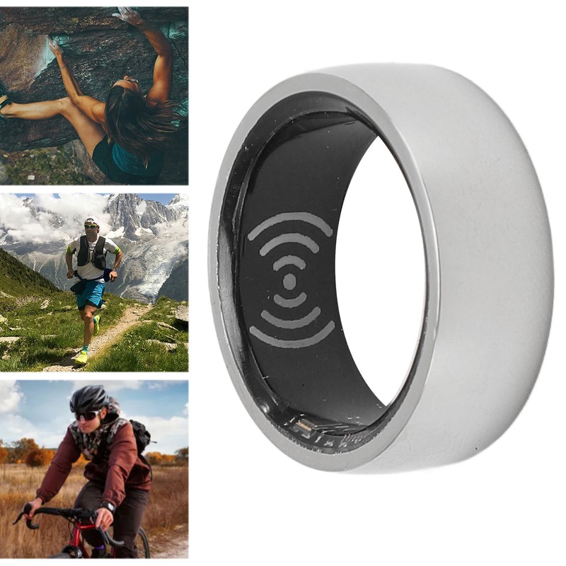 Smart Fitness Tracker Ring IP68 Waterproof Bluetooth Pedometer Smart Ring